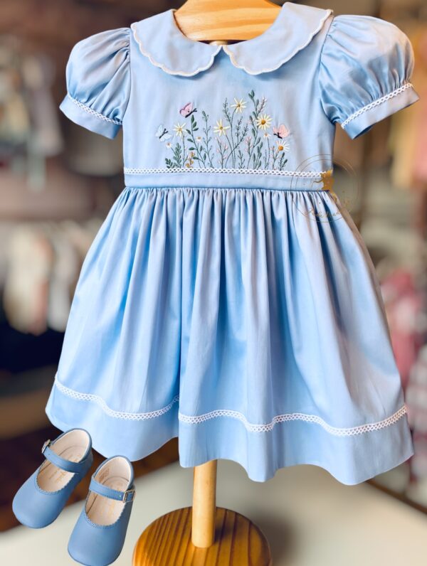 Vestido Princesa Daisy Azul