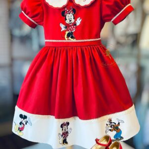 Vestido Minnie Vermelha