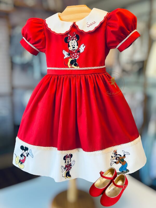 Vestido Minnie Vermelha